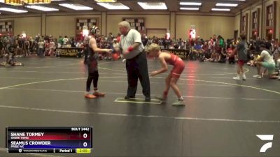 91 lbs Cons. Semi - Shane Tormey, Shore Thing vs Seamus Crowder, Pride WC