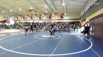190 lbs Quarterfinal - Cael Cryer, Moreno Valley vs Gilberto Peralta, Beaumont