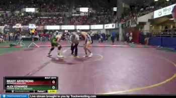 Champ. Round 1 - Brady Armstrong, Jefferson (Boulder) vs Alex Edwards, Powder River Co. (Broadus)