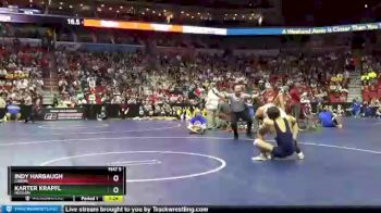 1 lbs Champ. Round 1 - Karter Krapfl, Hudson vs Indy Harbaugh, Lisbon