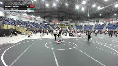 40 lbs Consi Of 4 - Brynn Peterson, Athlos Wrestling vs Briggs Schmalz, No Escape Wrestling