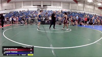 138 lbs Cons. Round 4 - Kevin Bustillos, IL vs Landon Thomas, MI