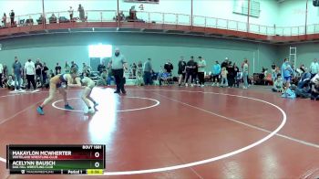 80 lbs 5th Place Match - Makaylon Mcwherter, Whiteland Wrestling Club vs Acelynn Bausch, Oak Hill Wrestling Club