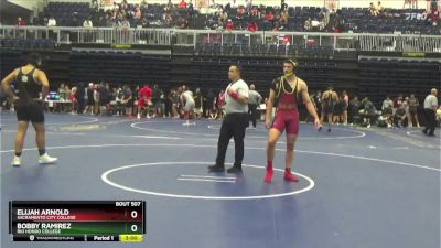 184 lbs Cons. Round 3 - Elijah Arnold, Sacramento City College vs Bobby Ramirez, Rio Hondo College