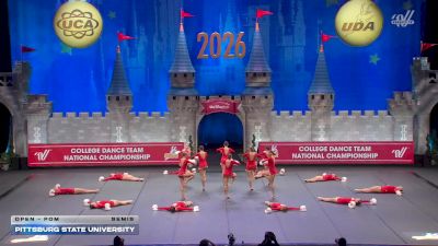 Pittsburg State University [2026 Open - Pom Semis] 2026 UCA & UDA College Cheerleading and Dance Team National Championship