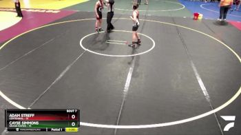 130 lbs Semis & 1st Wrestleback (8 Team) - Cayse Simmons, Grand Rapids vs Adam Streff, Centennial
