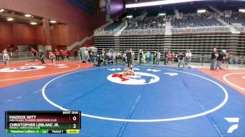 63 lbs Cons. Semi - Maddox Witt, High Plains Thunder Wrestling Club vs Christopher LeBlanc Jr., Powell Wrestling Club