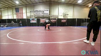 49 lbs Quarterfinal - Gunner Brooks, Duncan Demon Wrestling vs Maysey Zarantonello, Marlow Outlaws