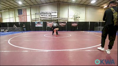 49 lbs Quarterfinal - Gunner Brooks, Duncan Demon Wrestling vs Maysey Zarantonello, Marlow Outlaws