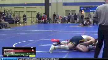 197 lbs Cons. Round 2 - Sam Melton, University Of Wisconsin-Eau Claire vs Levi Henry, St. John`s University (Minnesota)