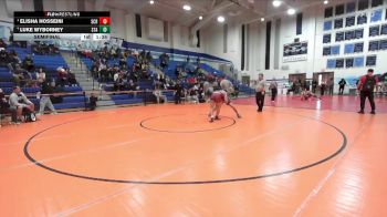 150 lbs Semifinal - Elisha Hosseini, Scripps Ranch vs Luke Wyborney, Saint Augustine