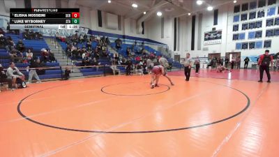 150 lbs Semifinal - Elisha Hosseini, Scripps Ranch vs Luke Wyborney, Saint Augustine