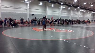 160 lbs Cons. Round 3 - Anaya Stringer, Brewton Parker vs Makyah Newlun, West Liberty