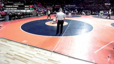 1A 106 lbs Semifinal - Lelan Nelson, Richmond (R.-Burton) vs Charlie Flores, Hoopeston (H. Area)