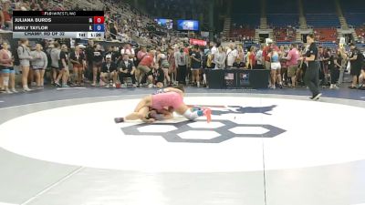 145 lbs Champ. Rd Of 32 - Juliana Burds, Iowa vs Emily Taylor, Illinois