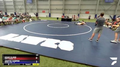 195 lbs Round 3 (8 Team) - Adam Elder, West Virginia vs Griffin Harper, Georgia RED