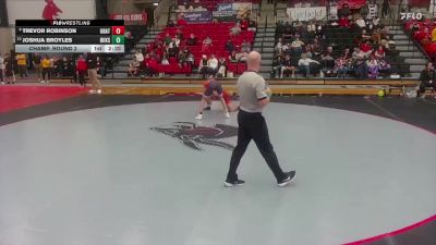 157 lbs Champ. Round 2 - Trevor Robinson, Unattached vs Joshua Broyles, Baker University