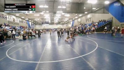 57 lbs Cons. Round 4 - Dominic Lopez, Sanderson Wrestling Academy vs Kai Leavitt, Champions Wrestling Club