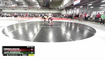 140 lbs Champ. Round 1 - Emerson Ashlock, Eldo Youth Wrestling Club-AA  vs Alivia Washington, Sedalia Youth Wrestling Club-AAA