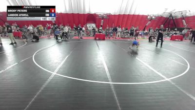 88 lbs Quarters - Brody Peters, Sebolt Wrestling Academy vs Landon Atwell, Callan Wrestling Academy
