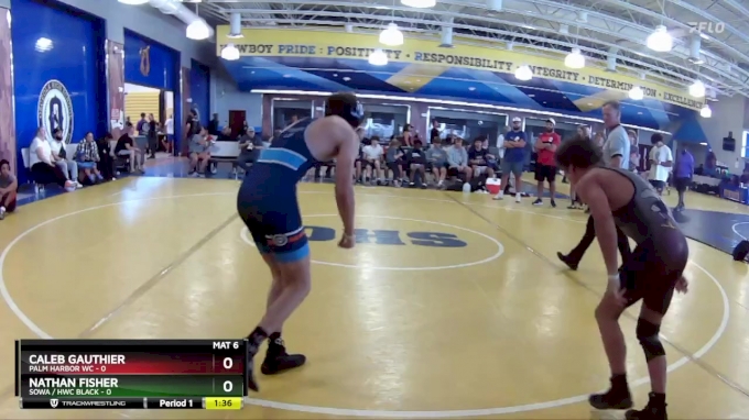 120 lbs Round 3 (8 Team) - Caleb Gauthier, Palm Harbor WC vs Nathan ...