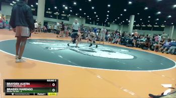 126 lbs Round 5 (6 Team) - Braiden Marengo, BRAWL Silver vs Brayden Austin, Pasco Wolfpack