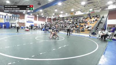 144 lbs Cons. Round 2 - Raymond Salazar, Norwalk vs Jaicob Saldana, Carter