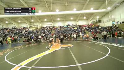 110 lbs Champ. Round 2 - Madison Nelson, Mountain Crest vs Gracie Gardiner, Uintah