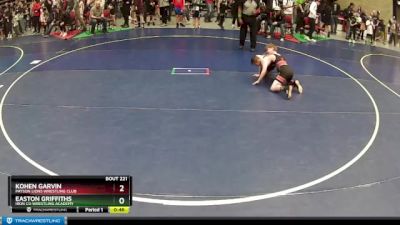 82 lbs Cons. Round 3 - Easton Griffiths, Iron Co Wrestling Academy vs Kohen Garvin, Payson Lions Wrestling Club