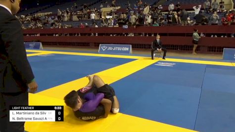 Luan Martiniano Da Silva vs Nicholas Beltrame Savazi A 2024 Pan IBJJF Jiu-Jitsu No-Gi Championship