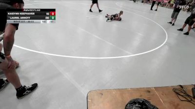 46-51 lbs 1st Place Match - Laurel Arnott, Seymour Wrestling Club vs Kaisynn Keefhaver, VICTORY