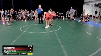 88 lbs Semis (4 Team) - Crue Hatchell, PTRTC vs Colt Brewer, Kraken Elite