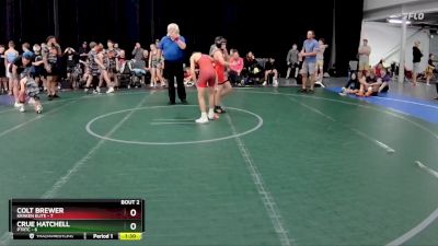 88 lbs Semis (4 Team) - Crue Hatchell, PTRTC vs Colt Brewer, Kraken Elite