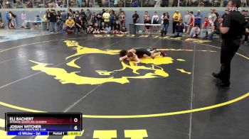 110 lbs Quarterfinal - Eli Bachert, Interior Grappling Academy vs Josiah Witcher, North Pole Wrestling Club
