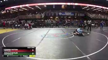 3A 160 lbs Champ. Round 1 - Cooper Patton, Vero Beach vs Ronald Butler, Miami Palmetto