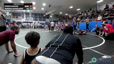 52-55 lbs Rr Rnd 2 - Dominic Maguire, Skiatook Youth Wrestling vs Geneieve Goodblanket, Clinton Youth Wrestling