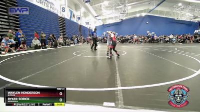 58 lbs Cons. Round 2 - Ryker Sorick, Nebraska vs Waylen Henderson, Butler