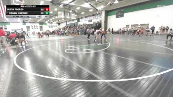 157 lbs Cons. Round 6 - Rowdy Narron, BullTrained vs Jason Flores, Blue Valley Southwest