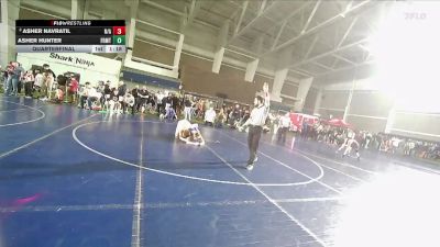 155 lbs Quarterfinal - Asher Hunter, TUG vs Asher Navratil, N/A