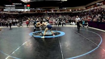 4A 127 lbs Cons. Round 3 - Trenton Hall, Ruidoso vs Flores Mark, Silver