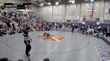 157 lbs 1st Place Match - Zachery Little, Summit vs Luke Louzensky, Kirkwood