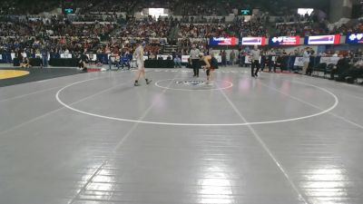 A - 118 lbs 1st Place Match - Brady Boucher, Havre vs Jesse Grossman, Hardin