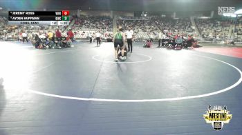 B5A-132 lbs Cons. Semi - Ayden Huffman, Bishop McGuinness vs Jeremy Ross, Will Rogers