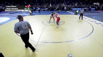 II-165 lbs Semifinal - Cadin Creeley, Newark Valley vs Brody Heckman, Alexander