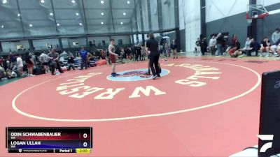 190 lbs Cons. Round 2 - Odin Schwabenbauer, WA vs Logan Ullah, WA