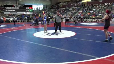 5A 106 lbs Semifinal - Jett Fraser, Lakeside vs Wesley Francis, Searcy