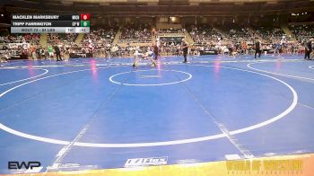 84 lbs Quarterfinal - Macklen Marksbury, Michigan Premier Wrestling Club vs Tripp Farrington, CP Wrestling