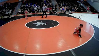 70 lbs Round 3 - Jeremiah Mendez, All American vs Owen Fitzgerald, Fort Hill Mat Club