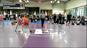 95 lbs Rr Rnd 2 - Brynn Cunningham, All I See Is Gold Academy - Girls vs Ella Ages, ICWL Lady Bruisers