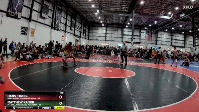 138 lbs Round 4 (6 Team) - Hans Strobl, DARKHORSE WRESTLING CLUB vs Matthew Kaiser, PIT BULL WRESTLING ACADEMY